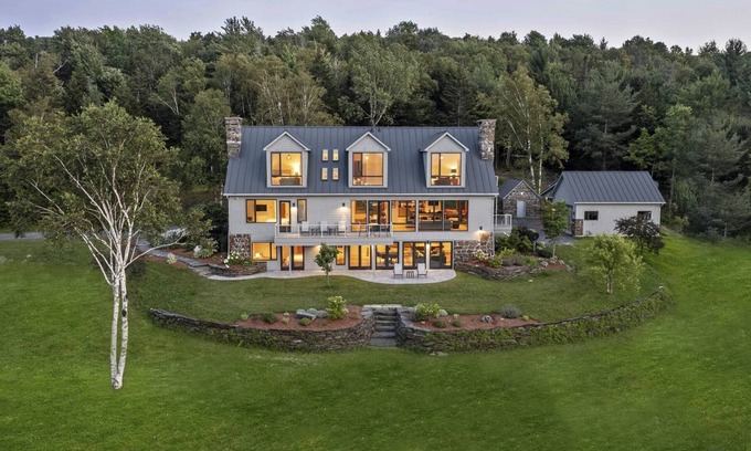 East Randolph House | Modern Vermont Estate Near State Park with Pool & Kitchen