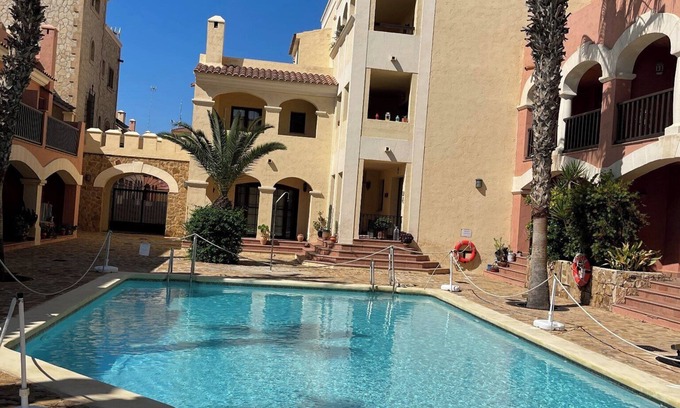 Villaricos Apartment | Elegant Penthouse Apartment with Ocean View and Spa
