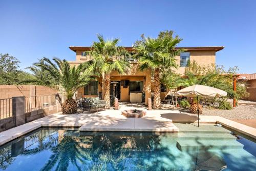 Chandler House | Chandler Oasis: Poolside Retreat with Fire Pit & Grill