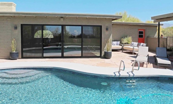 Tucson House | Inviting Poolside Retreat with Big Views & Pet-Friendly Perks