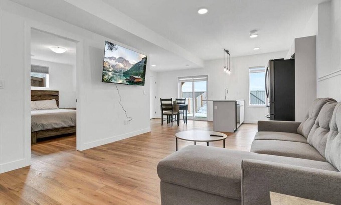Grande Prairie House | Serene 2-Bedroom Suite with Family & Pet-Friendly Amenities