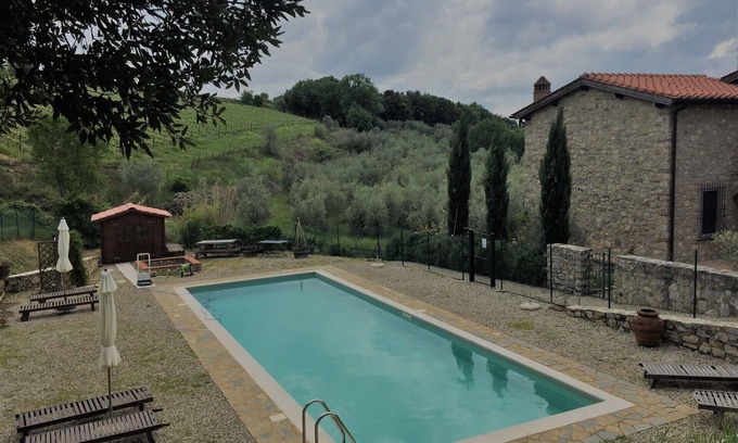 Villa A Sesta Villa | Elegant Villa with Pool & Panoramic Views Near Siena