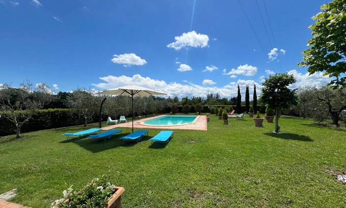 Ferretto Villa | Stunning private villa for 7 guests with private pool, WIFI, A/C, patio, panoramic view and park.