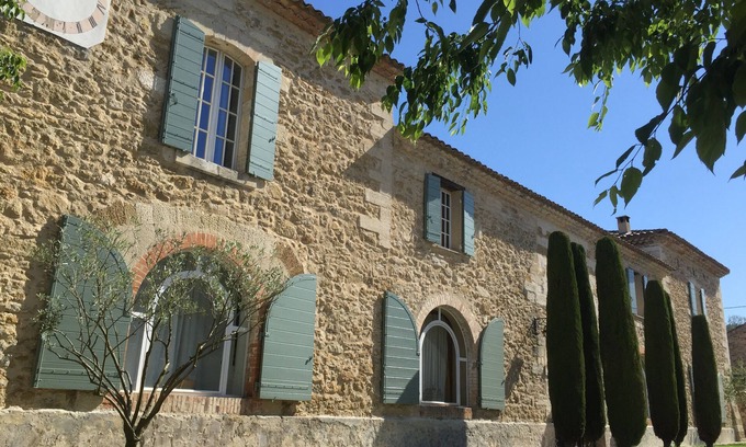 Althen-des-Paluds House | Renovated 11th Century Monastery Chateau with Pool & Pets