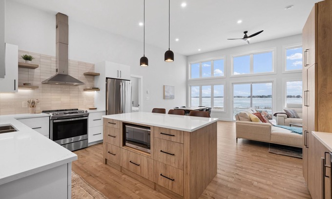 Central Bedeque House | Riverside Retreat with Spa, Hot Tub, and Family Amenities