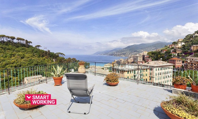 Camogli Apartment | Inviting Sea View Apartment with Terrace in Camogli