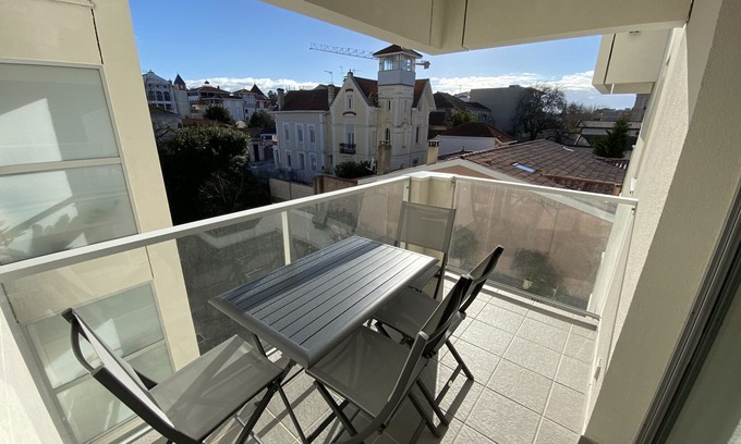 Arcachon Apartment | Exceptional Oceanfront Studio in Arcachon for 3 Guests