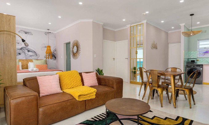 Lagoon Beach Apartment | Stunning Seaside Retreat | Mountain + Ocean Views