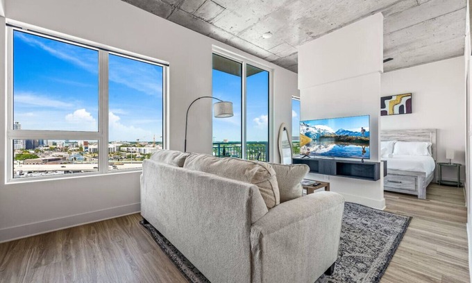 Channel District Apartment | Stunning Studio | New and Luxury | Free Parking!