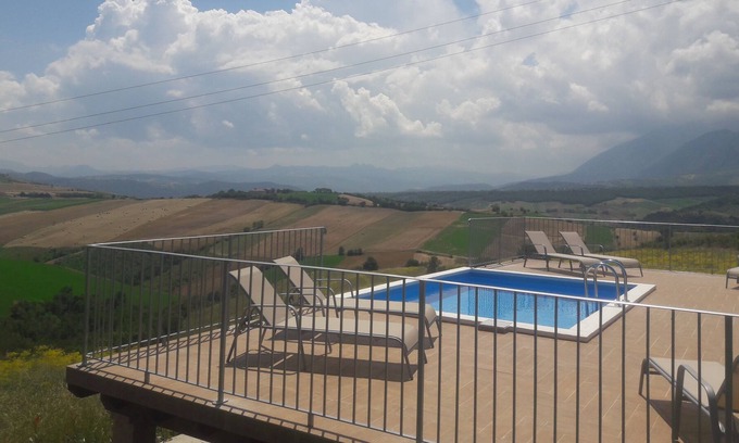 Casoli Apartment | STUNNING VIEWS FROM APARTMENT AND SWIMMING POOL