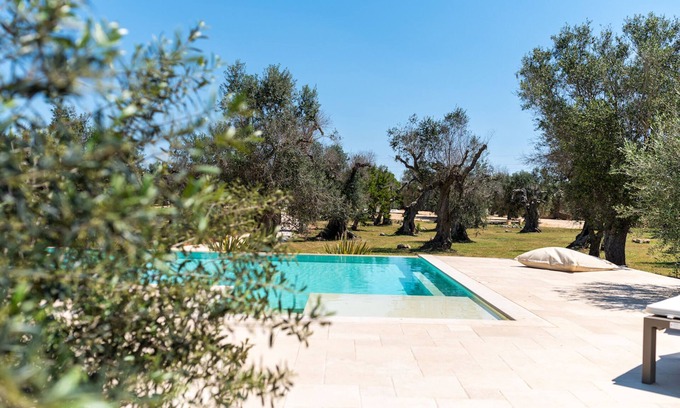 Marina di Andrano Villa | Serene Villa Amidst Olive Trees with Private Pool & Spa