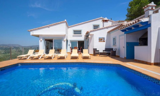 Teulada House | Experience Comfort at Stuttgart by Interhome with Pool & Spa