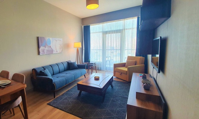 Kucukcekmece Apartment | Stylish 1 bedroom apartment at Mall of Istanbul