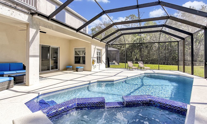 Cumbrian Lakes Villa | Chic Disney-Area Pool Home with Spa in Gated Community