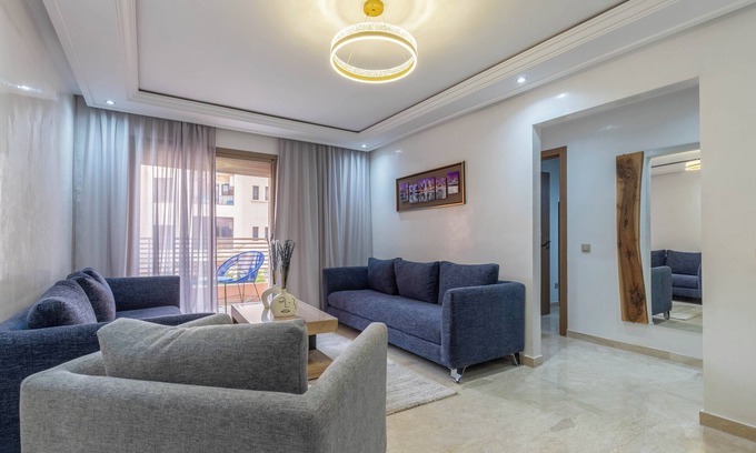 Semlalia Apartment | Stylish apartment with swimming pool, sauna and hammam in central Marrakech