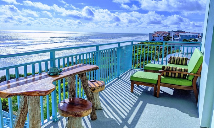 New Smyrna Beach Condo | Beachfront Condo with Breathtaking Ocean Views & Amenities