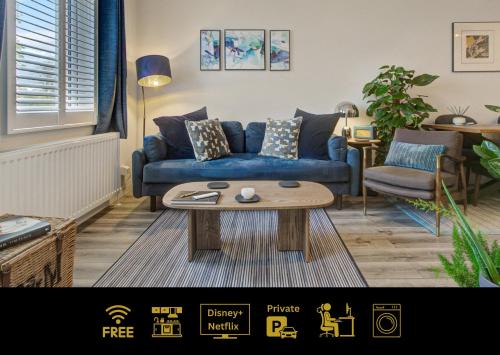 Rushmoor District Apartment | Business-Friendly Apartment with Free Parking & Netflix