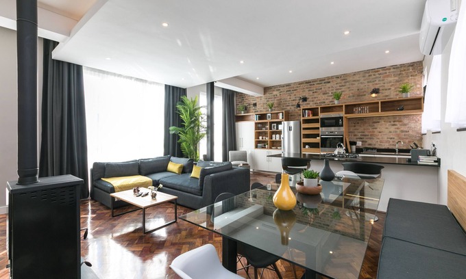 Downtown Johannesburg Apartment | Modern City Center Penthouse with Rooftop Hot Tub