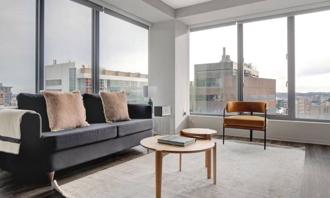 Theatre District Apartment | Modern Downtown 1BR with Rooftop Views and Unique Amenities