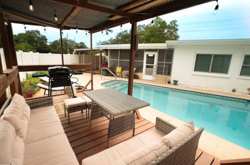 St. Petersburg - Clearwater House | Stylish Pool House Steps from the Beach, Pet Friendly Stay