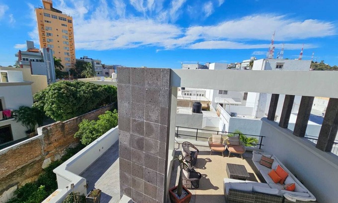 Downtown Mazatlan House | Stylish Retreat with Roof-Top Terrace in Historic Centre