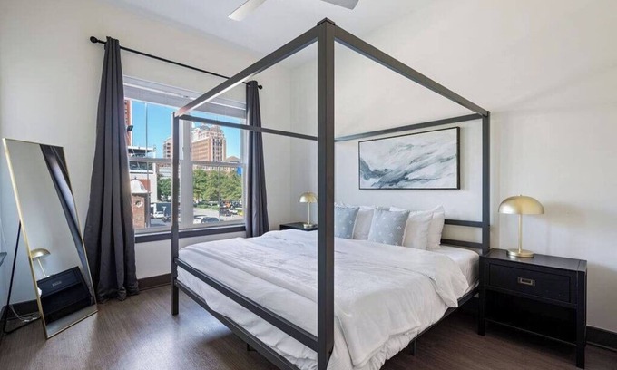 Five Points South Apartment | Elegant 1BR King Loft with Kitchen Near UAB Campus