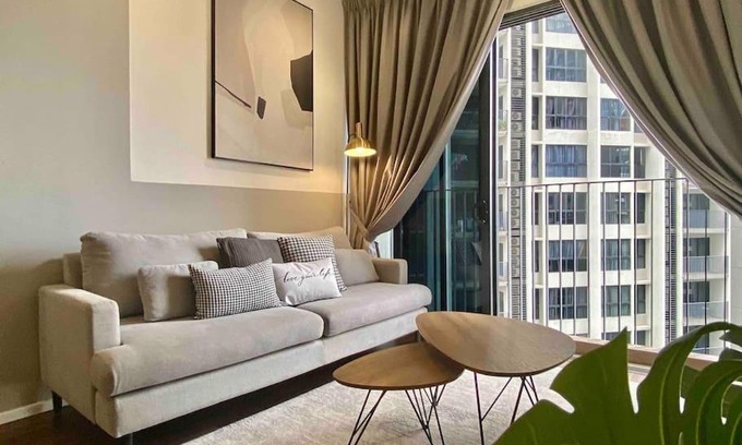 Shah Alam Apartment | Stylish Nordic Suite with Pool View in Kota Kemuning