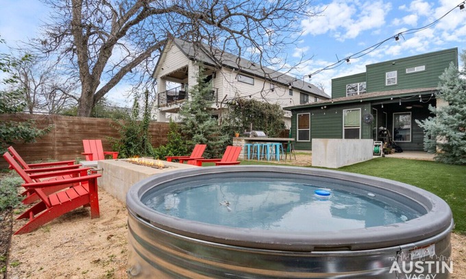 Holly House | Trendy Getaway with Outdoor Oasis in Austin's Heart