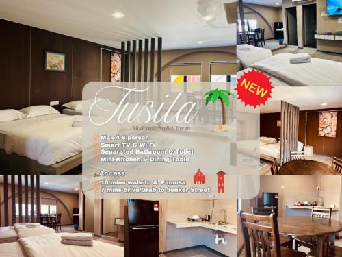 Taman Melaka Raya Apartment | Stylish & Spacious Suite for Family, Tusita