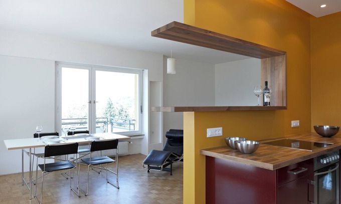 Merano Apartment | Stylish Penthouse with Panoramic Terrace & Pool Access