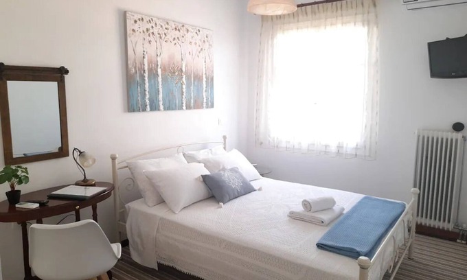 Corfu Town Apartment | Stylish Tennis View Apartment Steps from Town and Sea