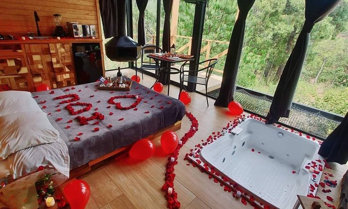 Mazamitla Cabin | Inviting Suite Dikarlo: Pet-Friendly with a Hot Tub