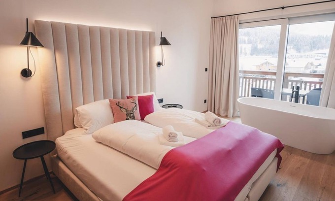 Altenmarkt im Pongau House | Relaxing Suite Garten-glück at Kesselgrubs Ferienwelt Hotel
