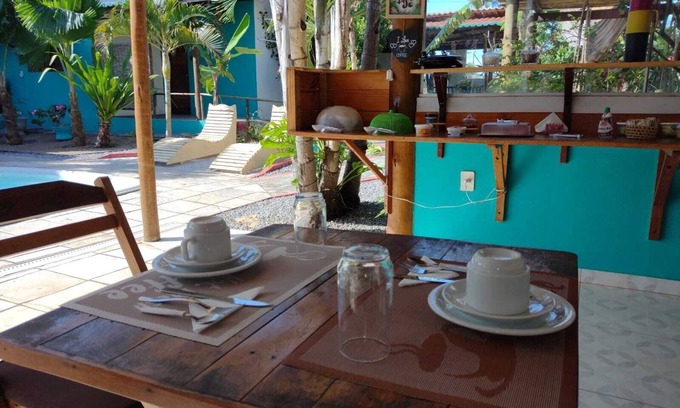 Sao Miguel de Touros Hotel | Cozy Suite "Magia" With Pool at a Tranquil Inn