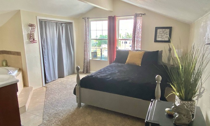 Emery County House | Relaxing Suite with Jacuzzi Tub & Queen Bed Awaits You