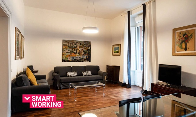 Municipio 1 Apartment | Family-Friendly Summer Breeze Apartment with Kitchen Access
