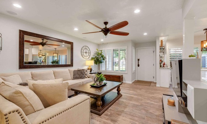 Palm Desert Condo | Ideal Desert Getaway: Steps to Dining & Community Pool