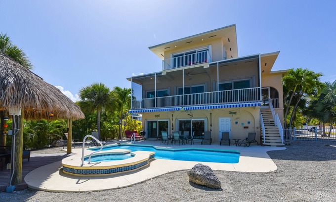 Summerland Key House | Summer Month's Just Opened Up! Canal Front Pool Home in Summerland Key