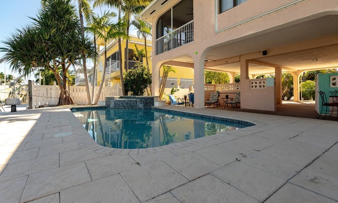 Summerland Key House | Summerland Sanctuary: 3BR Canal Front Retreat with Private Pool, Dockage & Premier Boating/Fishing