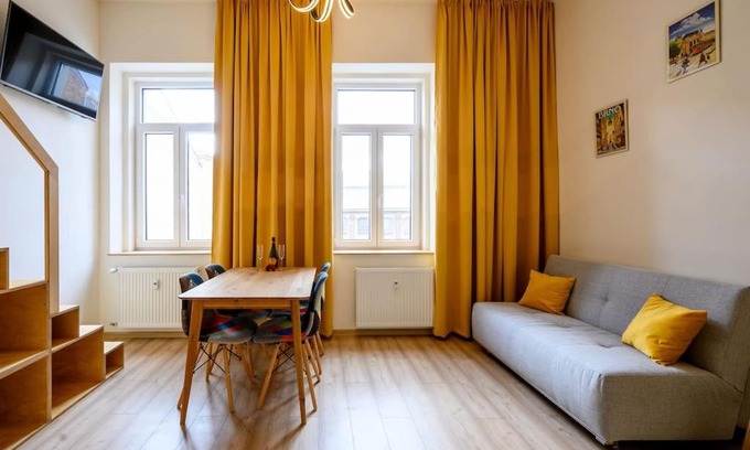 Brno-stred Apartment | Convenient Studio in Brno-Center with Self Check-In