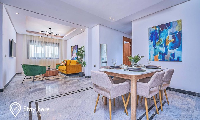 Rabat Apartment | Elegant 3 BR Apartment with Breakfast and Child-Friendly Amenities