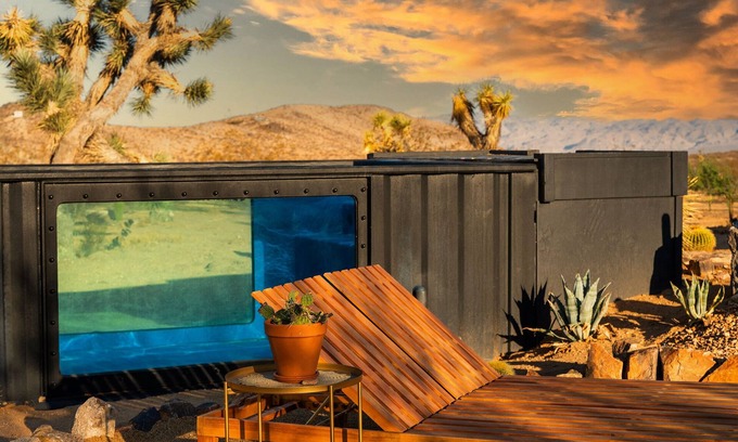 Yucca Valley House | Dreamy Desert Home with Glass Pool & Top-Rated Amenities