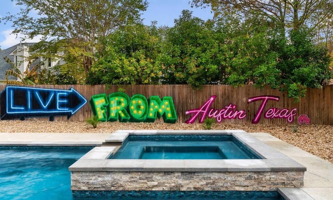 Round Rock House | Bright Retreat with Pool, Hot Tub & Game Room Awaits