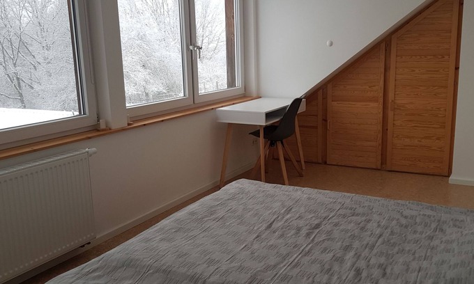 Garzau-Garzin Apartment | Bright Sun Room in the Cozy Bergschäferei Guest House