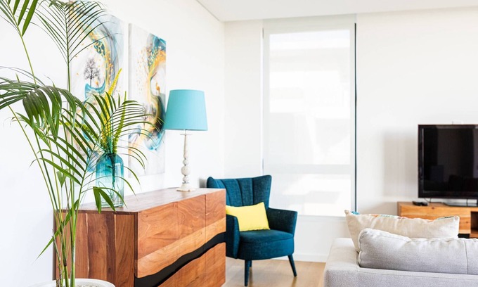 Canidelo Apartment | Oceanfront Retreat at Sun&Sea with Spa and Kitchen