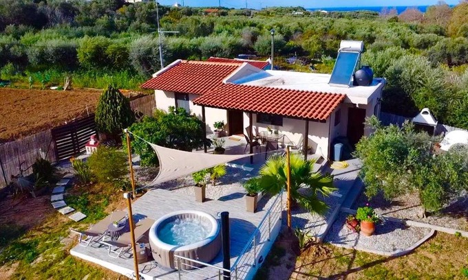 Kato Stalos House | Beachside Retreat: Sun-sevieria, Guest Rated 9.8/10