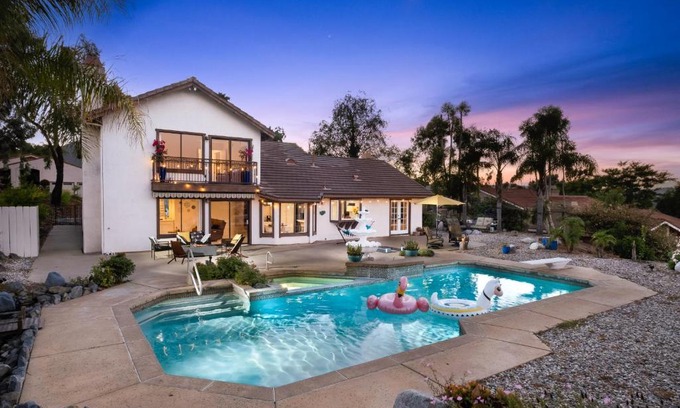 Kit Carson House | Idyllic Central Retreat with Ocean Views, Hot Tub & Pool