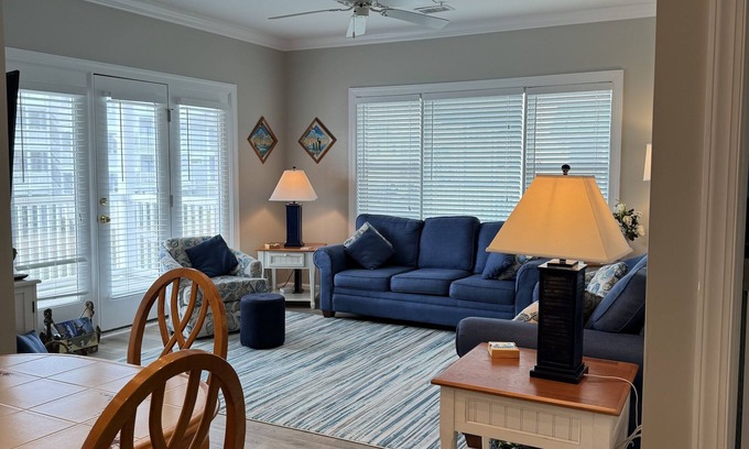 Ocean Isle Beach Villa | Ideal Oceanfront Escape: Sun, Surf & 9.8 Rated Relaxation
