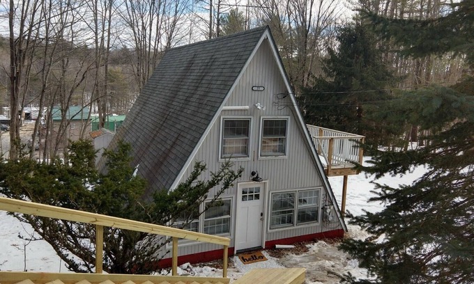 Sunapee House | Discover Sunapee A Frame: Oceanfront Haven near Mt. Sunapee