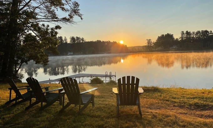Monmouth House | Year-Round Getaway at Sunfish Cove with Lake View & Pool
